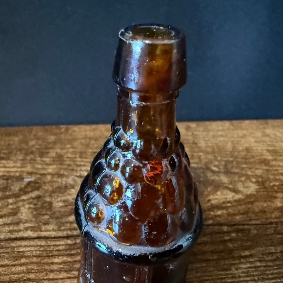 Miniature Brown Bottle Accent - Picture 5 of 7